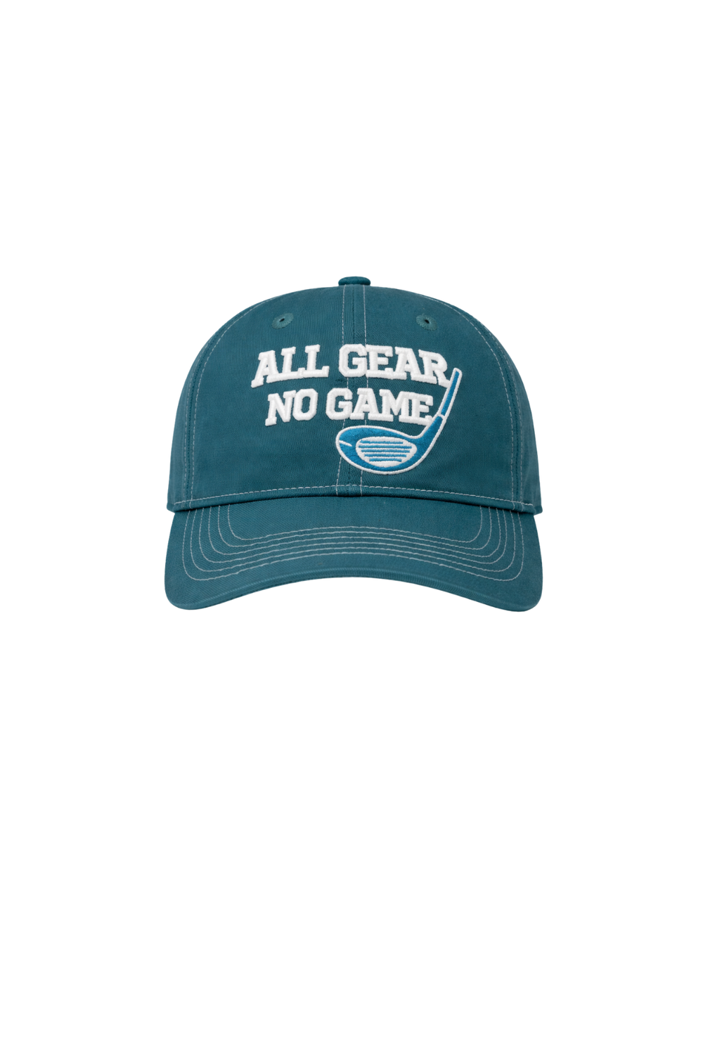 Fella Golf — Contrast Stitch Dad Cap All Gear No Game