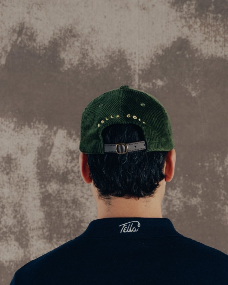 Fella Golf — Cozy Corduroy Cap Pine Green · view 4 of 4