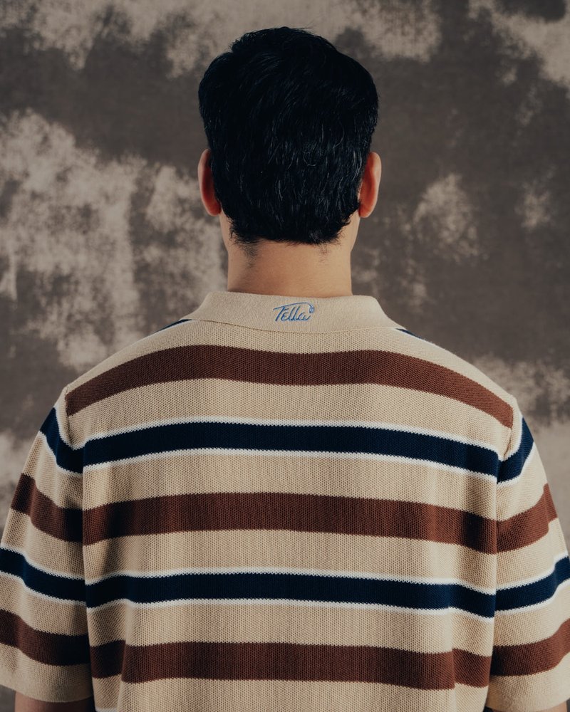 Fella Golf — Jake Intarsia Knit Polo · view 4 of 4