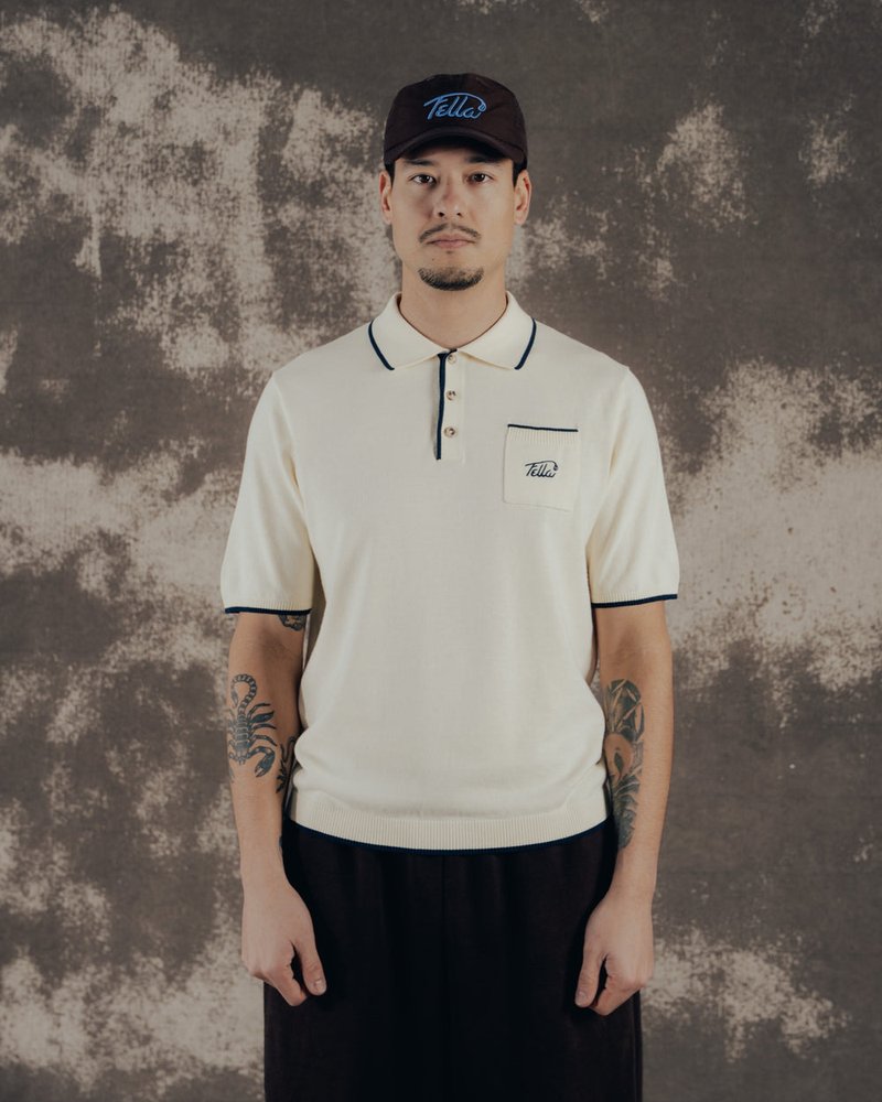 Fella Golf — Lionel Contrast Rib Knit Polo · view 3 of 4