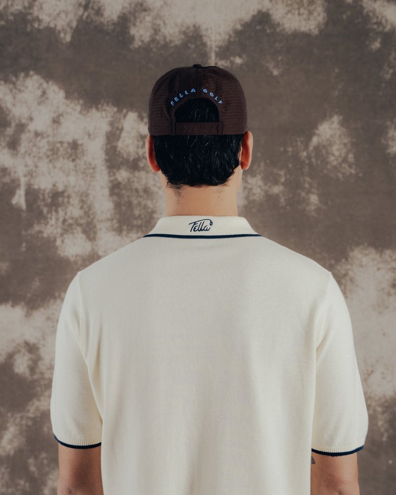 Fella Golf — Lionel Contrast Rib Knit Polo · view 4 of 4