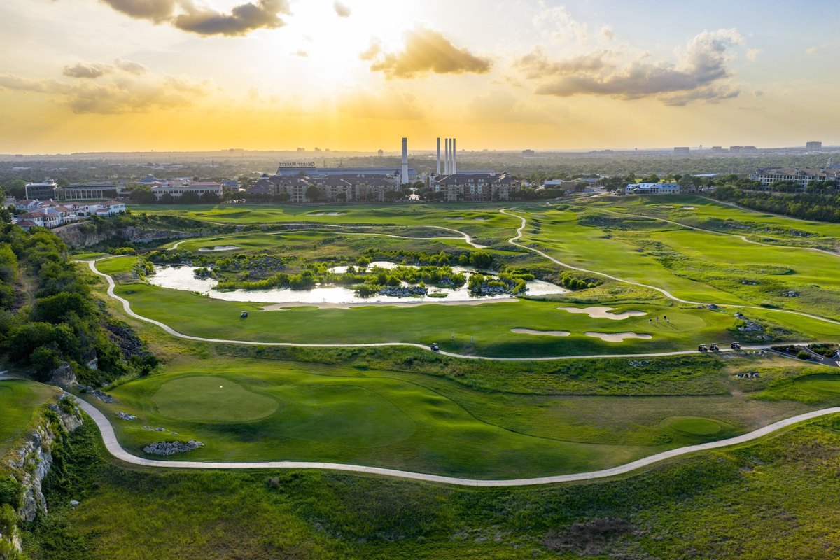 The Quarry Golf Club in San Antonio at sunset, from the Special Day Rounds guide