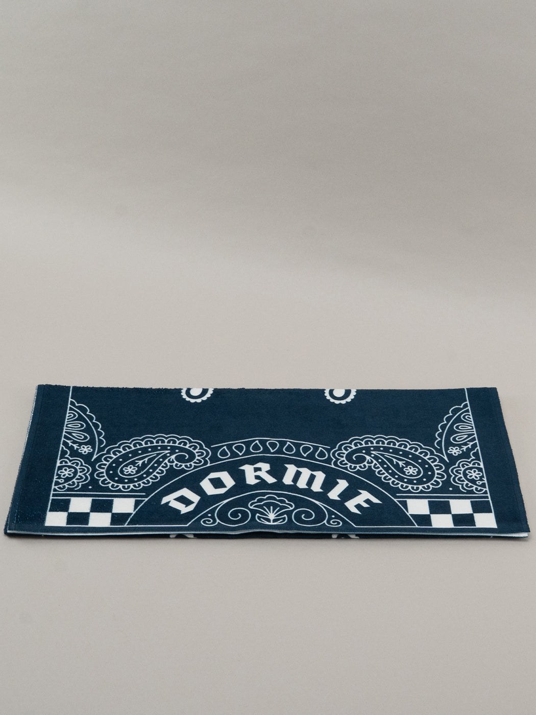 Dormie Workshop Paisley Towel in navy