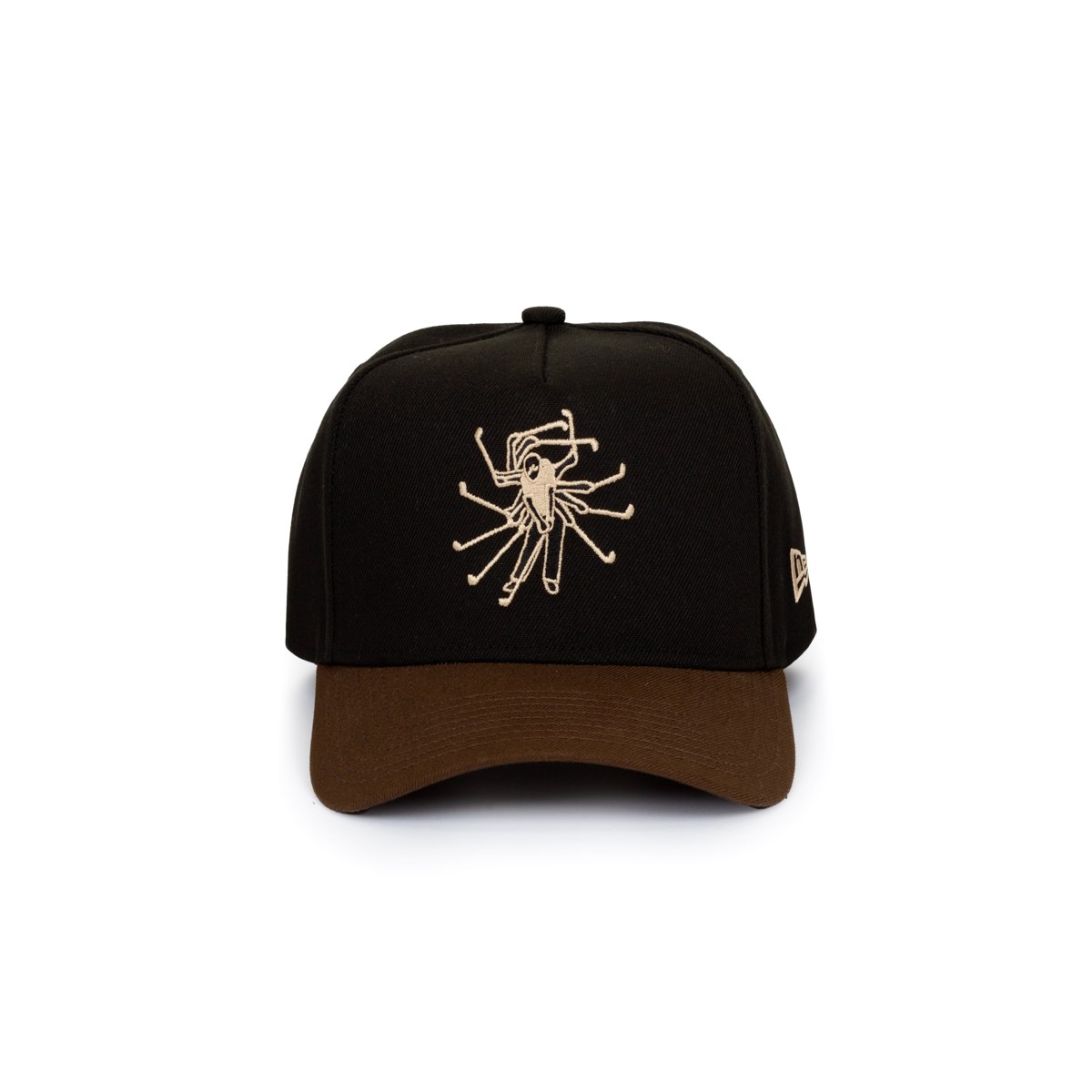 Forden Golf x New Era 9Forty A-Frame snapback in walnut two-tone · view 1 of 2