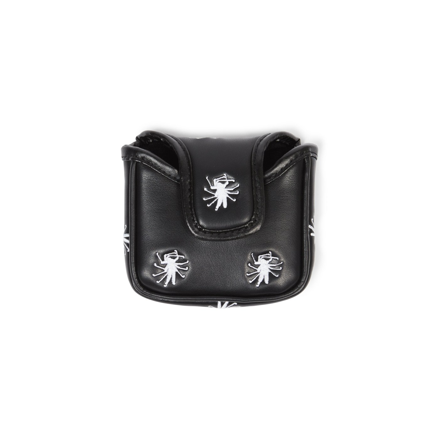 The mallet cover sits over a putter head