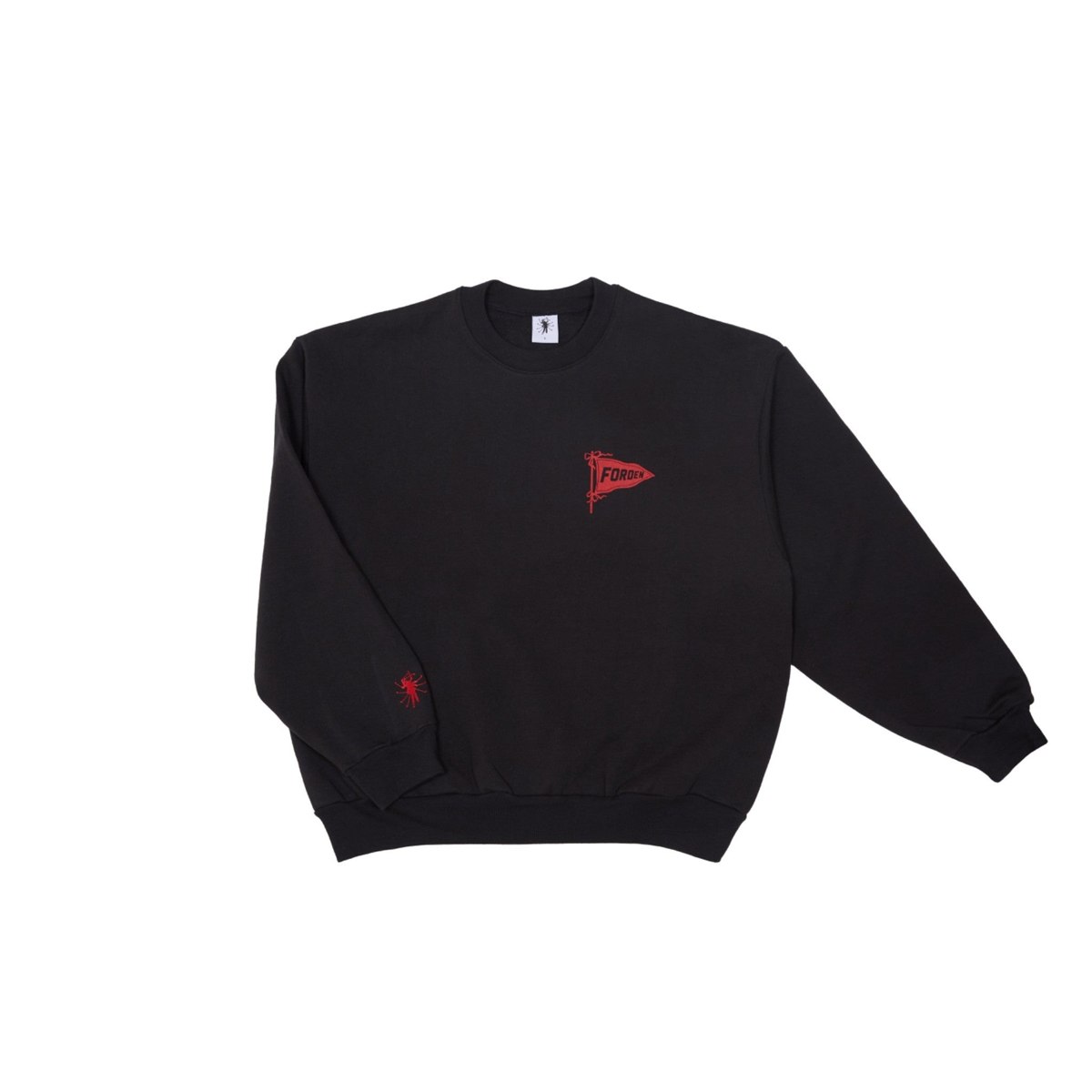 Forden Golf Flag crewneck in black · view 2 of 2