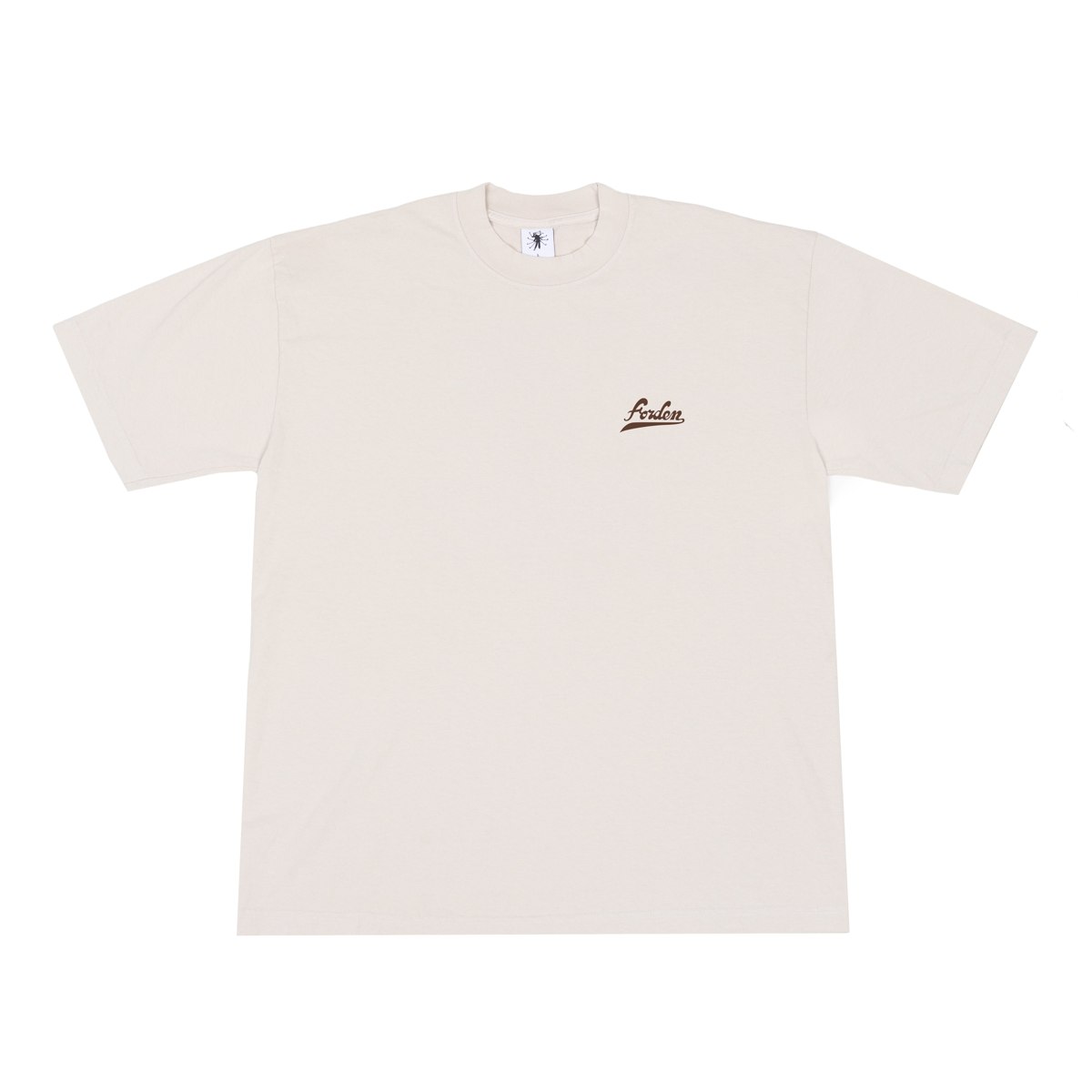 Forden Golf script t-shirt in cream · view 1 of 2