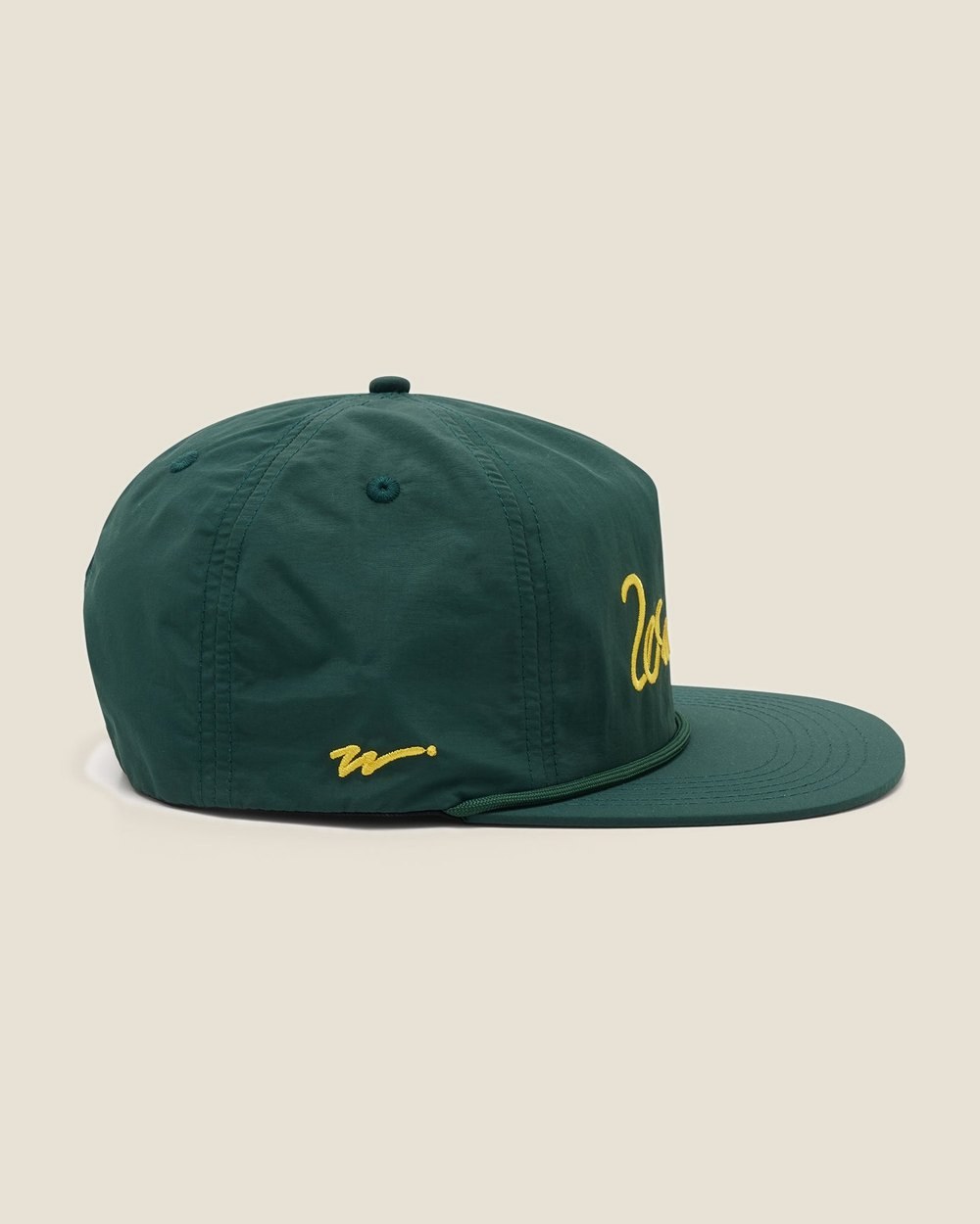 Walker Golf Things Cursive Nylon Cap, Forest · view 4 of 5