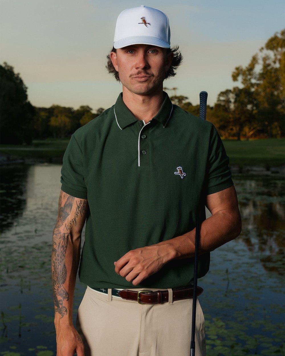 Walker Golf Things Featherlite Kooka Polo, Pine · view 1 of 5