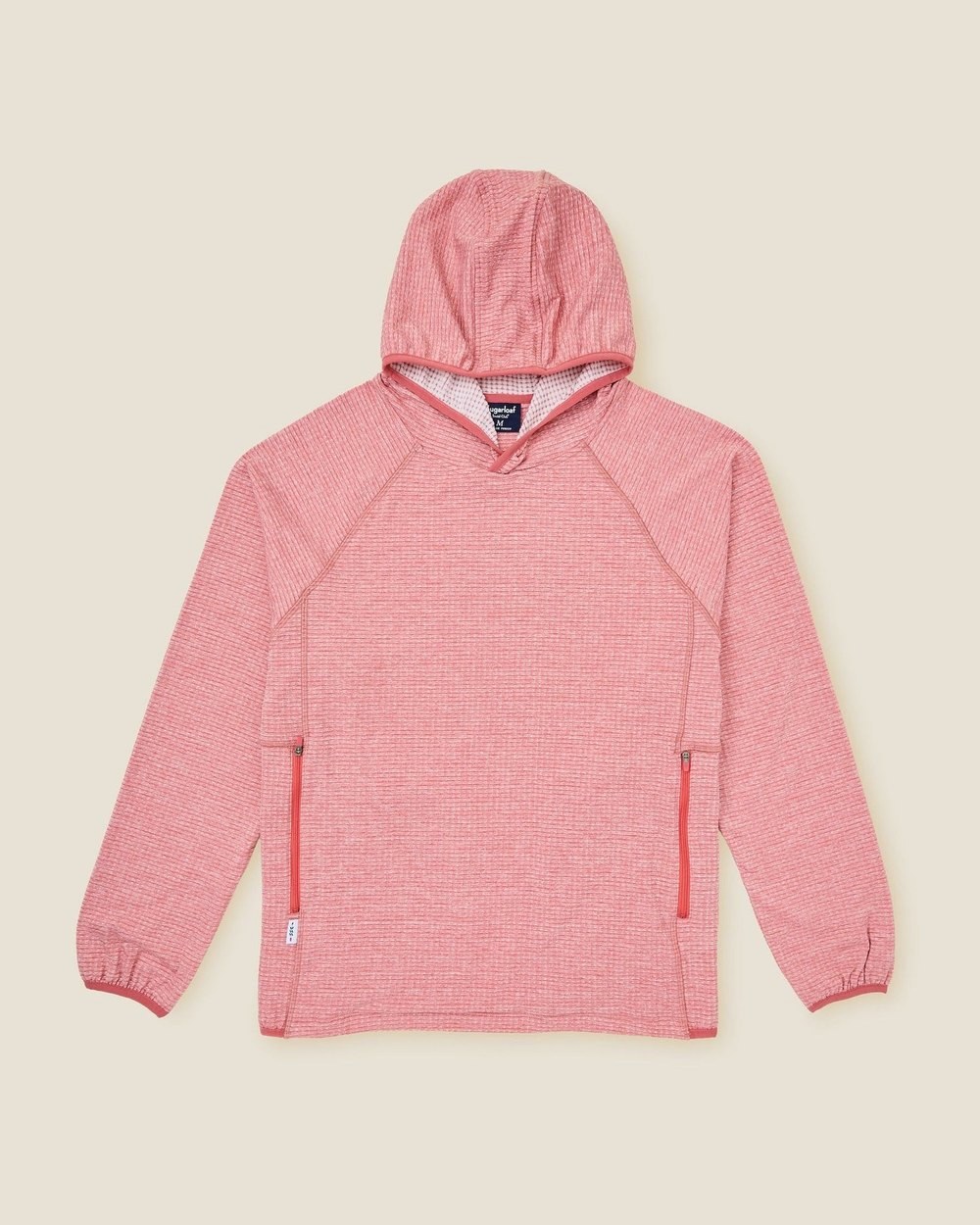 Sugarloaf Social Club Grid Tech Hoody, Nantucket Red · view 1 of 3
