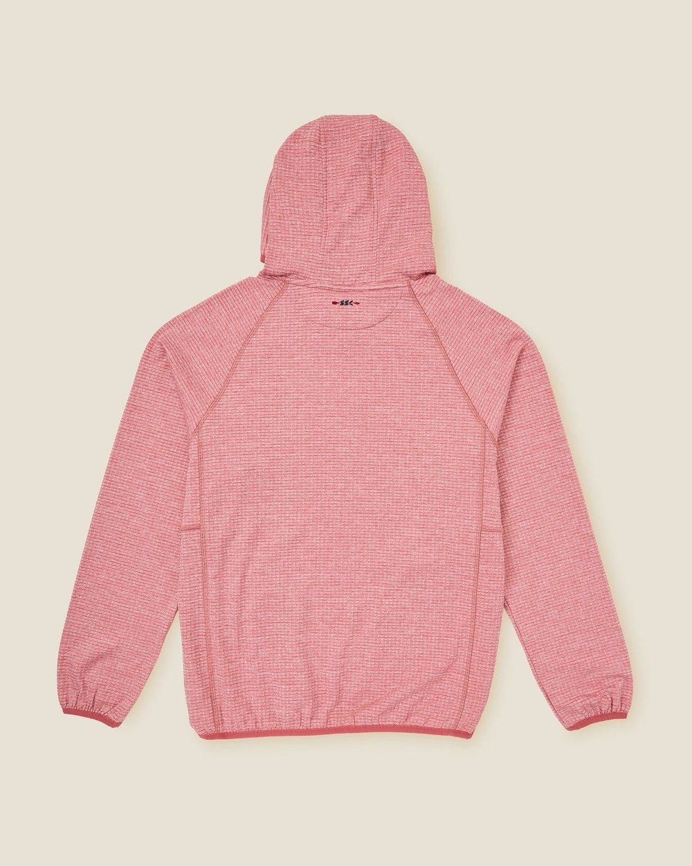 Sugarloaf Social Club Grid Tech Hoody, Nantucket Red · view 2 of 3