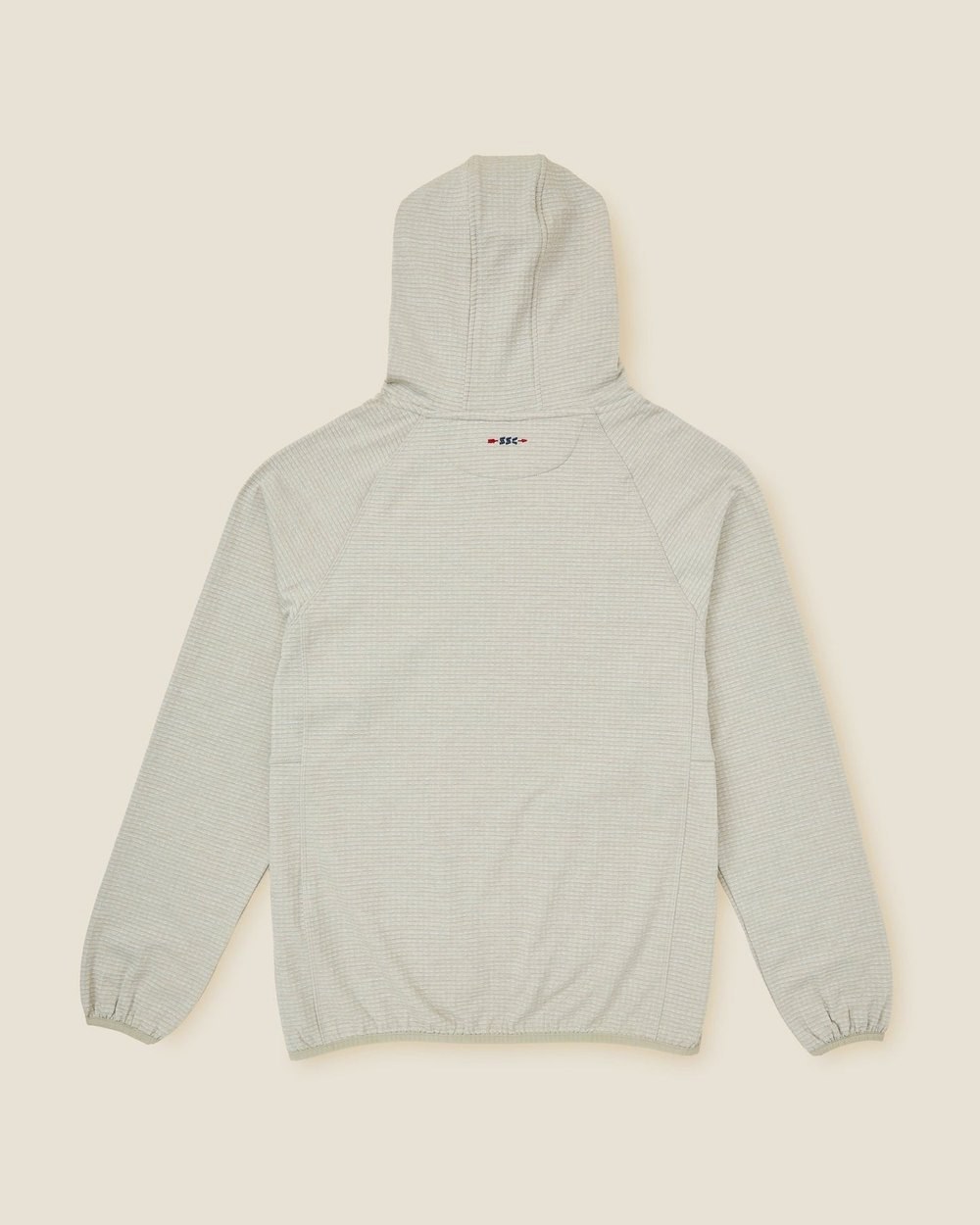 Sugarloaf Social Club Grid Tech Hoody, Oatmeal · view 4 of 5