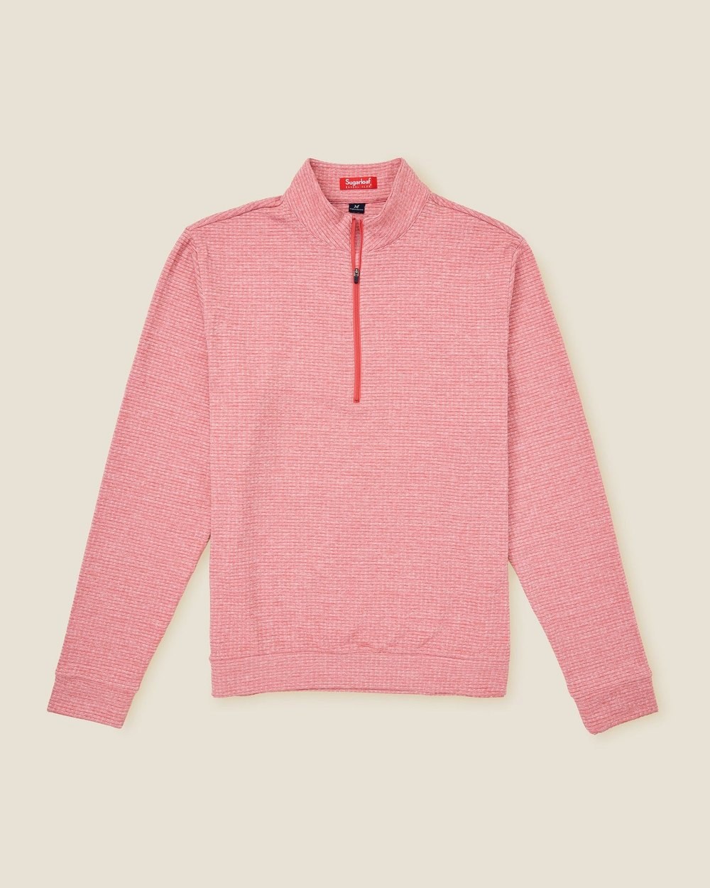 Sugarloaf Social Club Grid Quarter-Zip, Nantucket Red · view 1 of 3