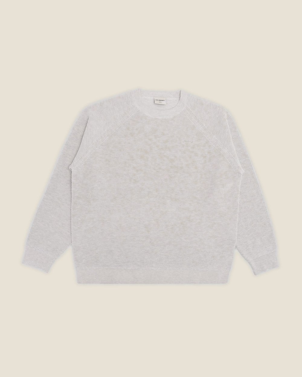Students Irvine Waffle Knit Crew Sweater, Tan · view 4 of 5