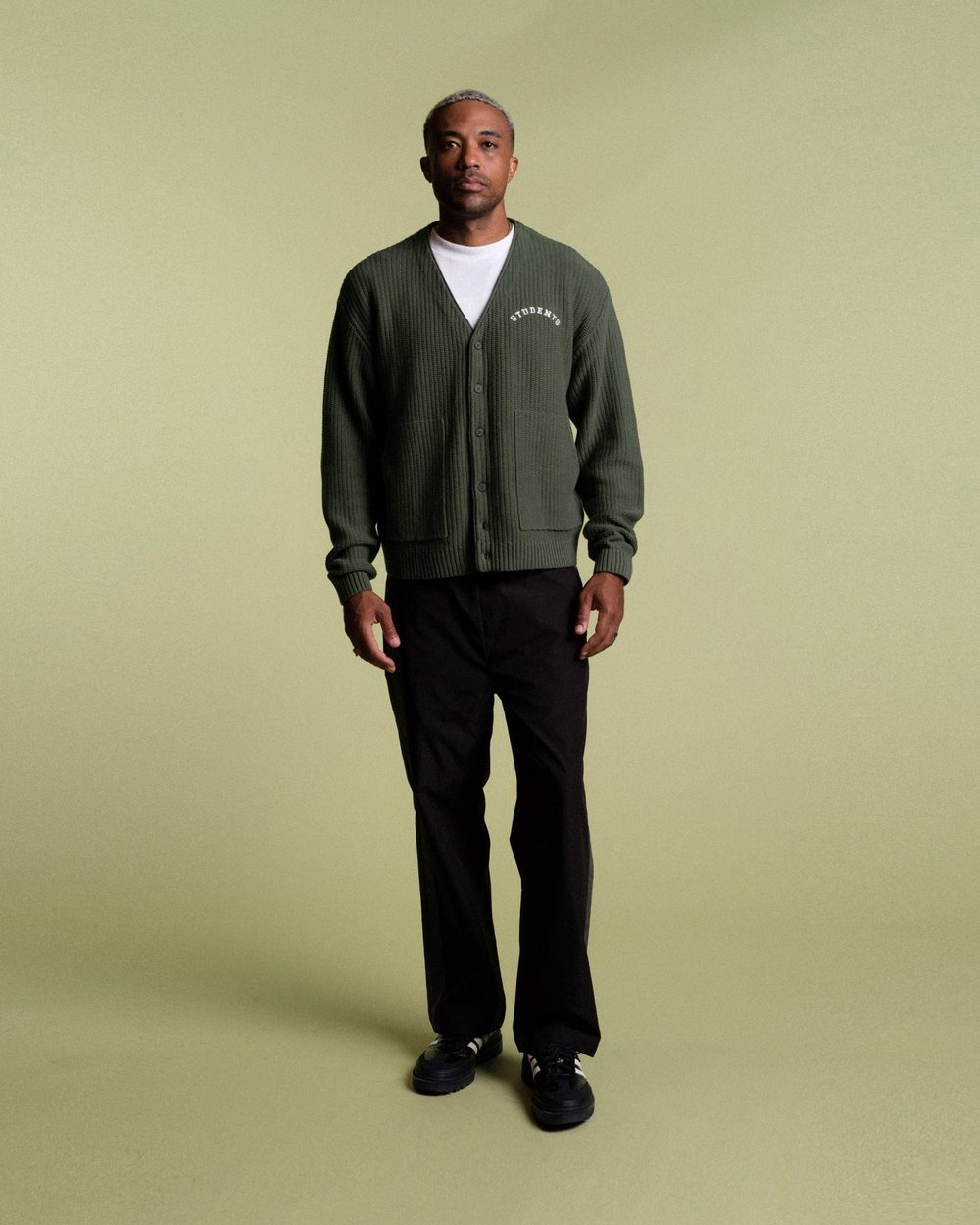 Students Locke Cardigan Sweater, Pine · view 1 of 5