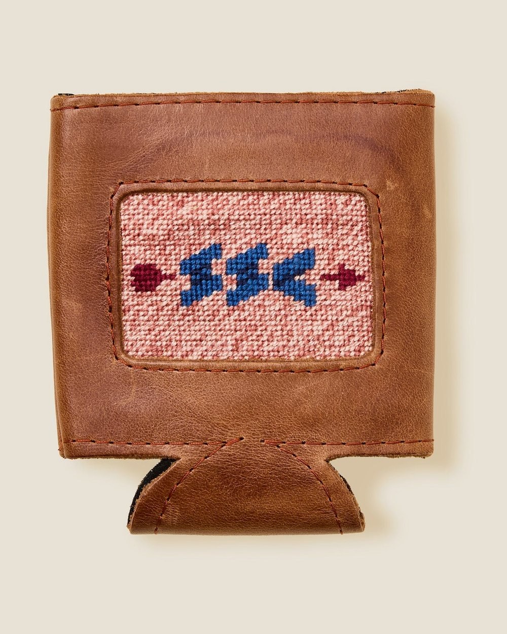 Sugarloaf Social Club “Nantucket Red” Needlepoint Can Cooler · view 1 of 5