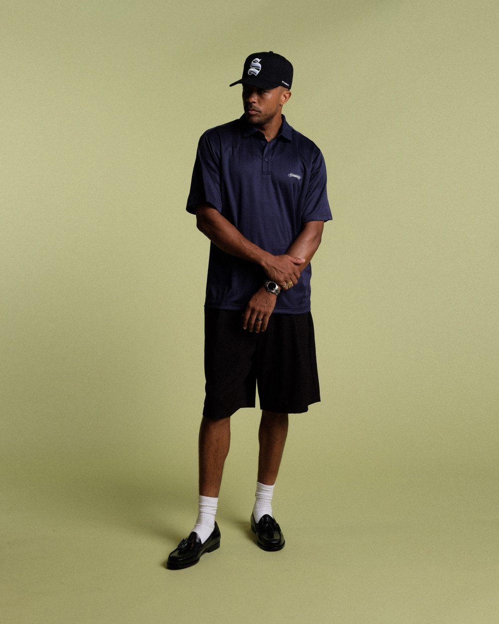 Students Oroville S/S Polo Shirt, Midnight · view 1 of 5