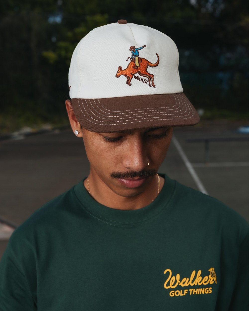 Walker Golf Things Rodeo Cap, Ecru / Choc · view 2 of 5