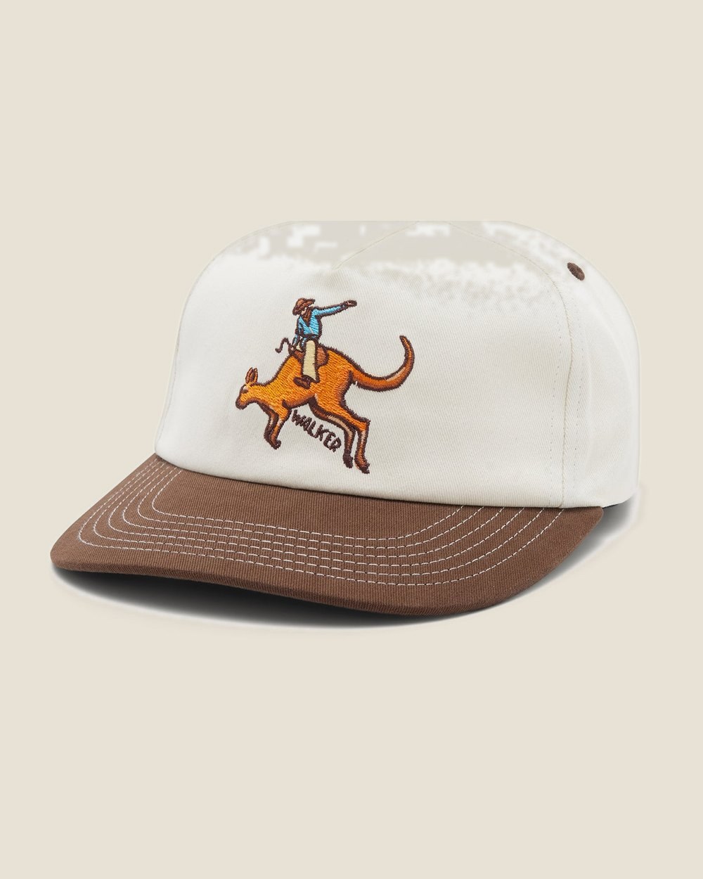 Walker Golf Things Rodeo Cap, Ecru / Choc · view 3 of 5