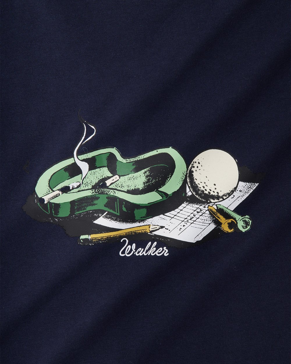 Walker Golf Things Scorecard T-Shirt, Navy · view 2 of 5