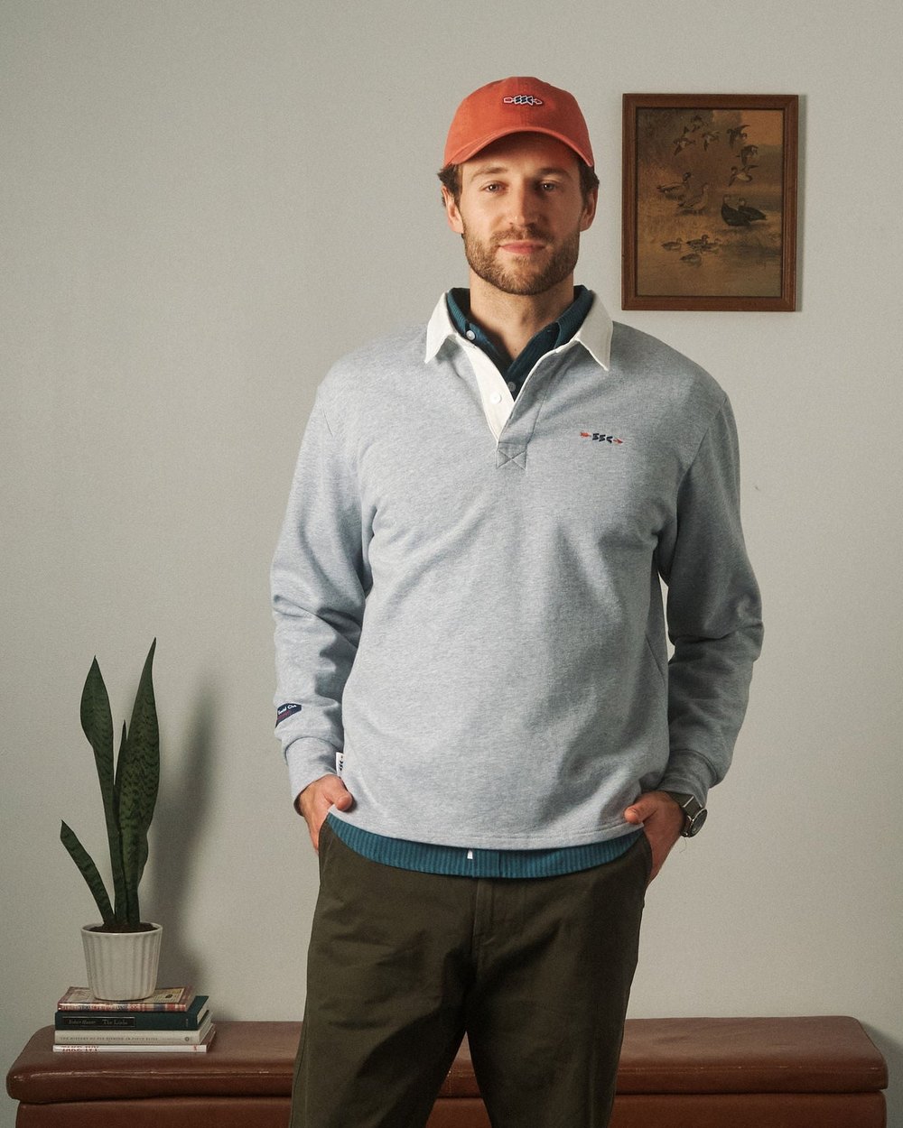 Sugarloaf Social Club SSC Rugby Shirt, Grey · view 2 of 5