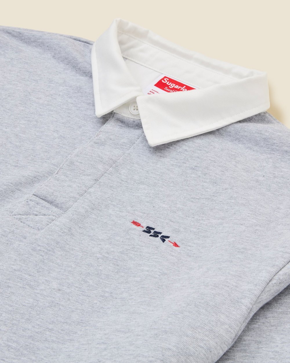 Sugarloaf Social Club SSC Rugby Shirt, Grey · view 5 of 5