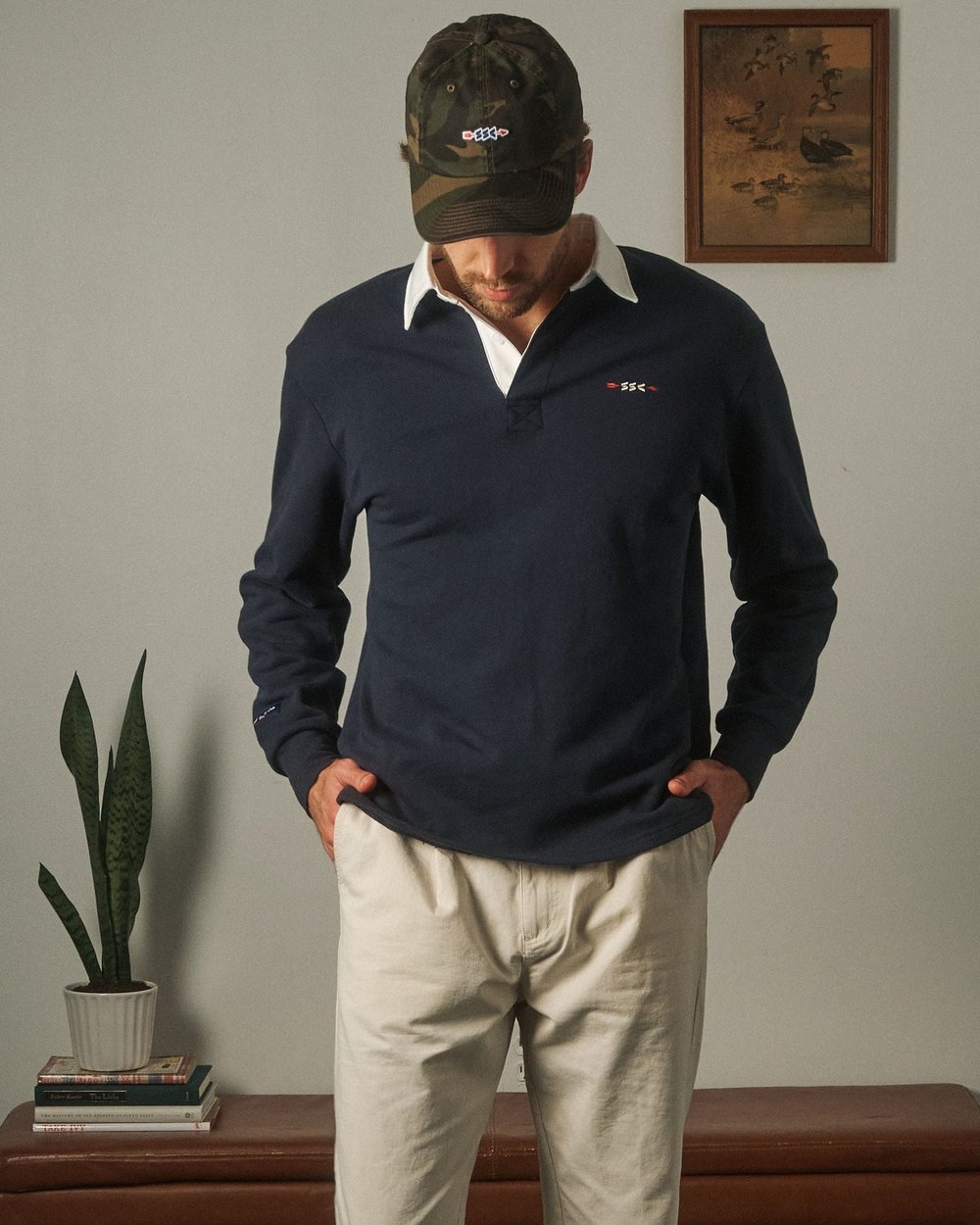 Sugarloaf Social Club SSC Rugby Shirt, Navy · view 1 of 5