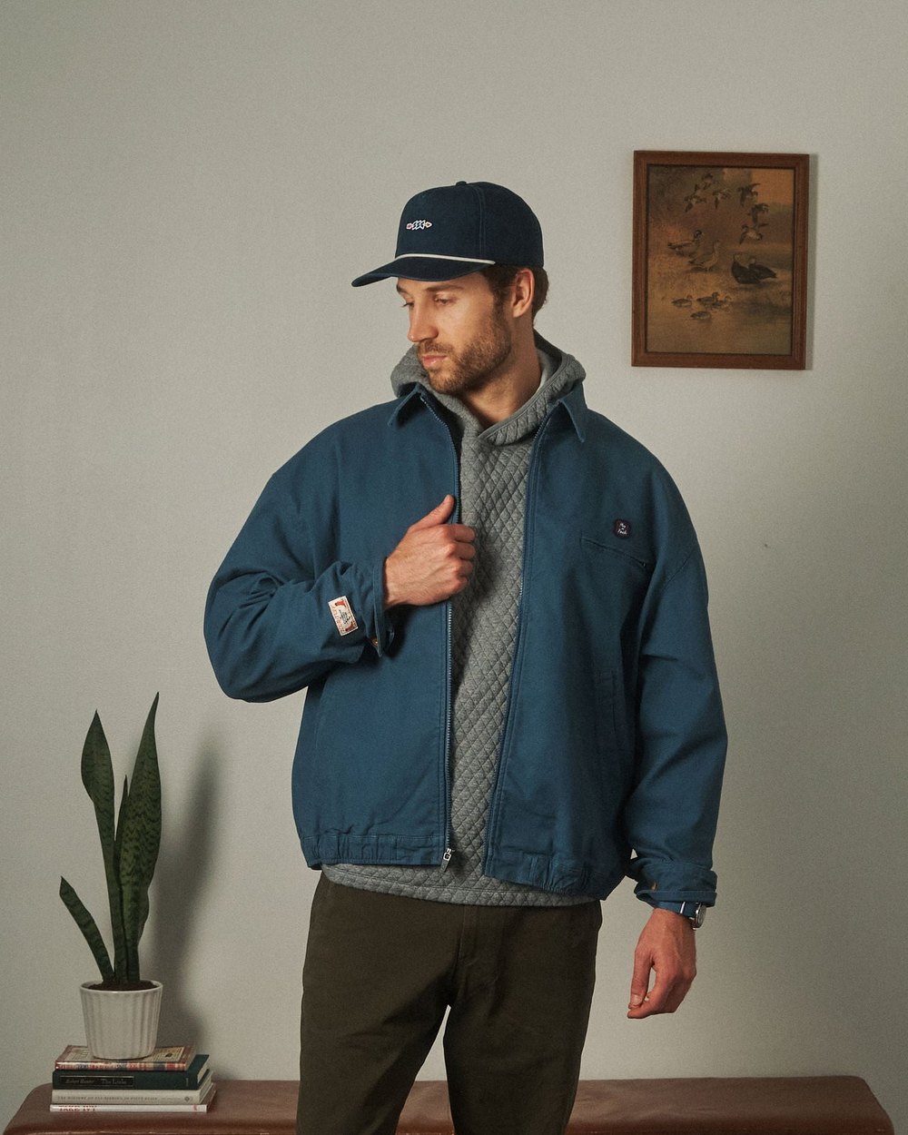 Sugarloaf Social Club SSC Work Jacket, Slate · view 1 of 5