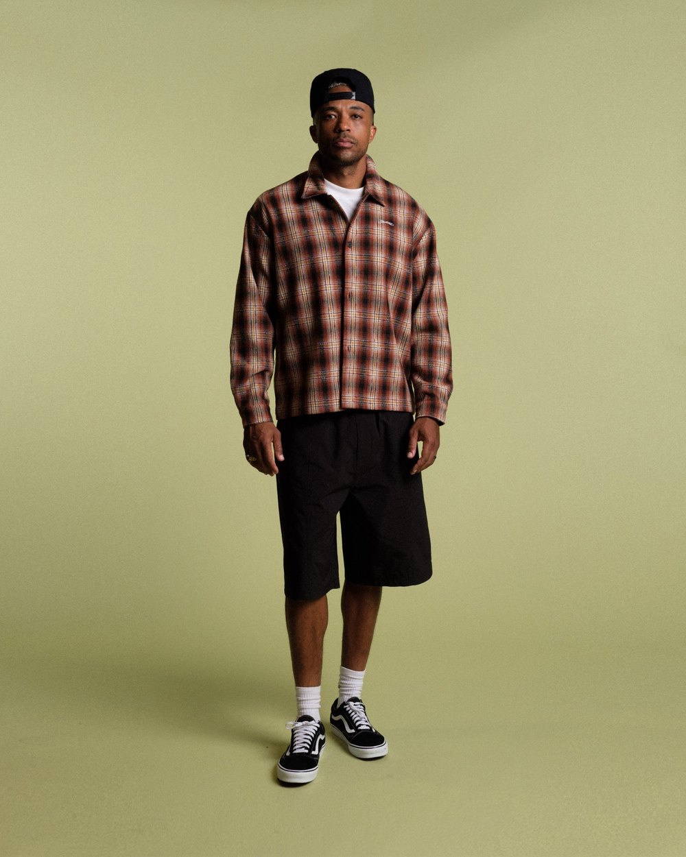 Students Viejo Flannel LS Shirt, Brown · view 1 of 5