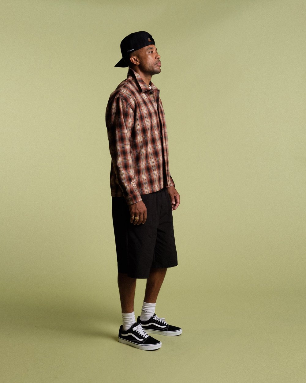 Students Viejo Flannel LS Shirt, Brown · view 2 of 5