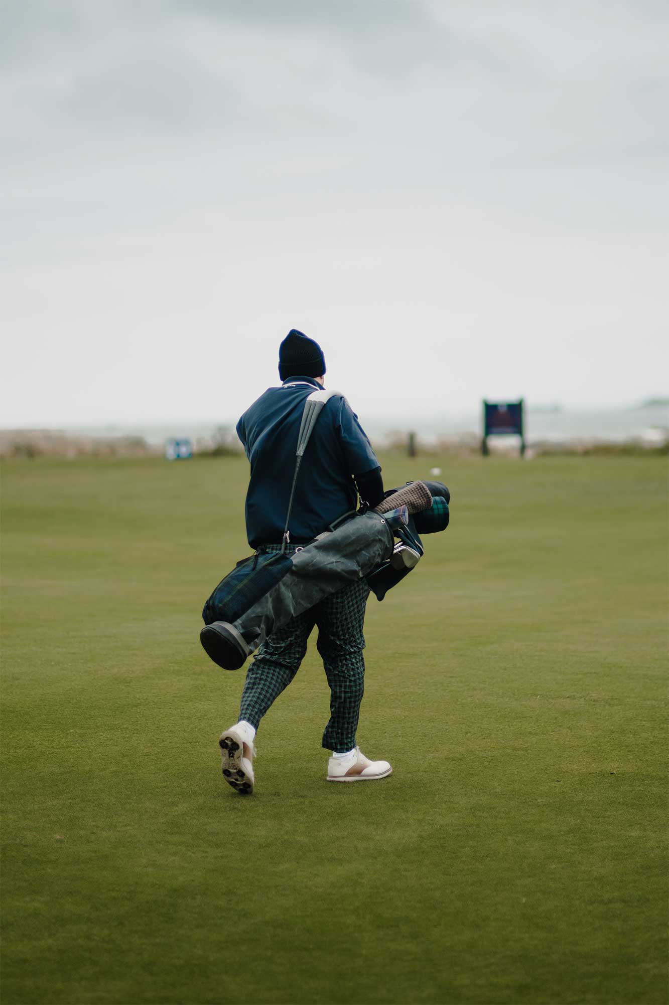 A Fyfe beanie and MacKenzie bag on the 10th at North Berwick