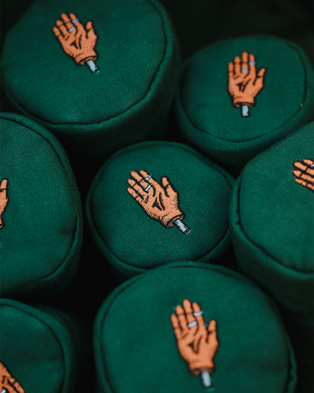 The numbered collector&rsquo;s card and ID badge pocket detail on a Spectator headcover