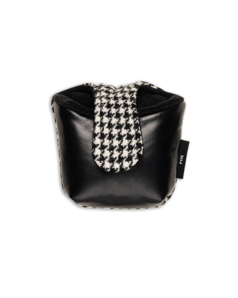Fyfe Golf Black Grouse Harris Tweed and Leather Mallet Putter Cover · view 2 of 3
