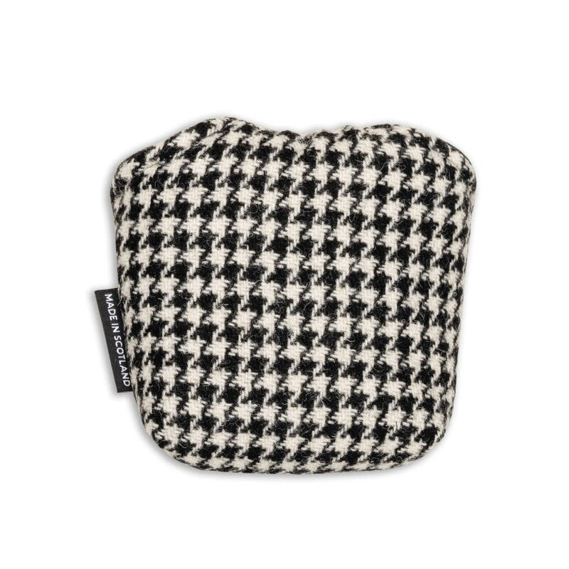 Fyfe Golf Black Grouse Harris Tweed and Leather Mallet Putter Cover