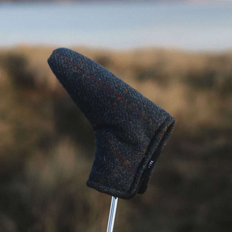 Fyfe Golf Fortrose Harris Tweed Blade Putter Cover