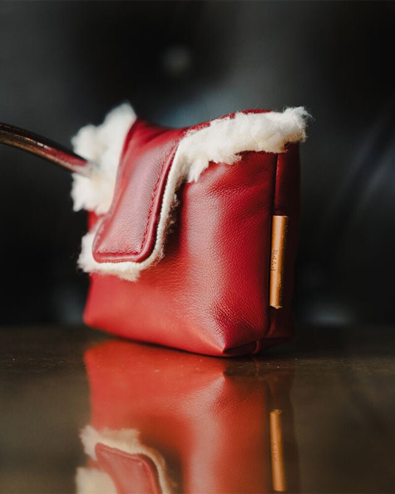 Fyfe Golf GT Rosso Scuderia Leather Mallet Putter Cover · view 3 of 4