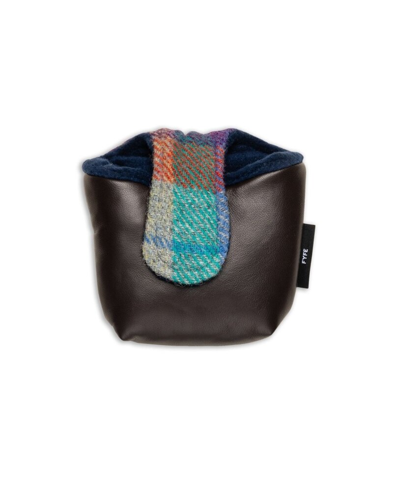 Fyfe Golf Jura Sunset Harris Tweed and Leather Mallet Putter Cover · view 2 of 4