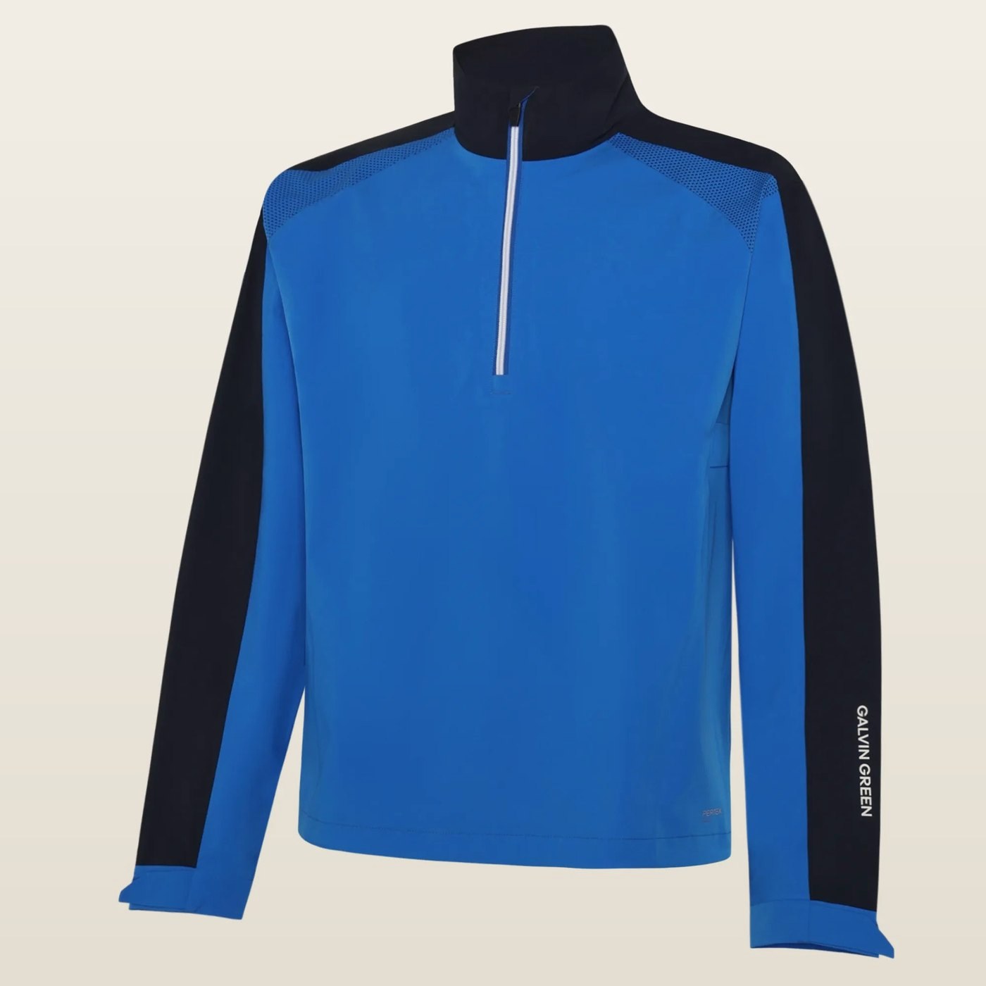 Galvin Green Adam Half-Zip Rain Jacket, Royal Blue / Black · view 2 of 4