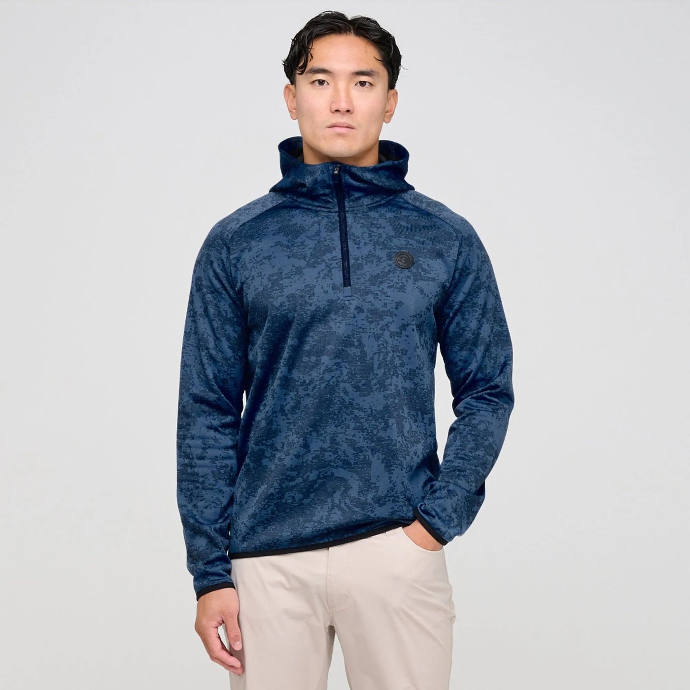 Galvin Green Danby Hooded Mid-Layer, Navy · view 1 of 4