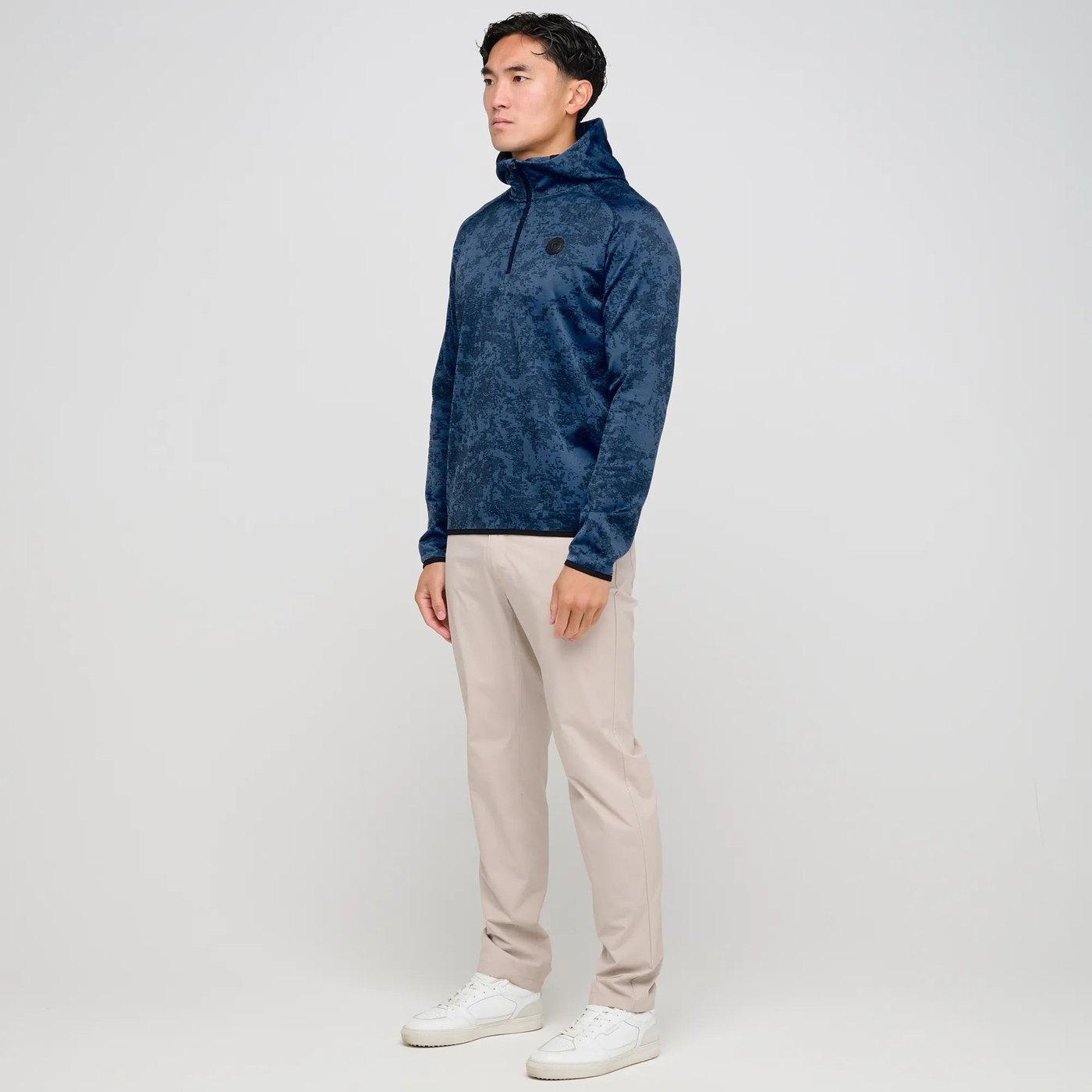 Galvin Green Danby Hooded Mid-Layer, Navy · view 4 of 4