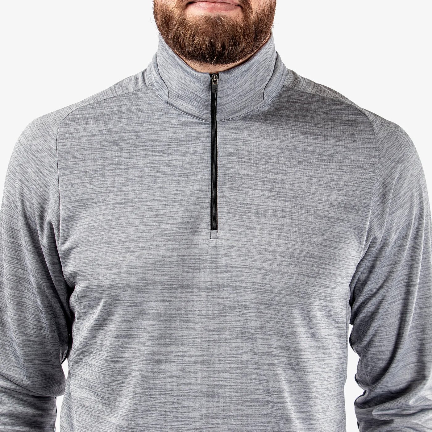 Galvin Green Dixon Half-Zip Mid-Layer, Light Grey · view 4 of 4