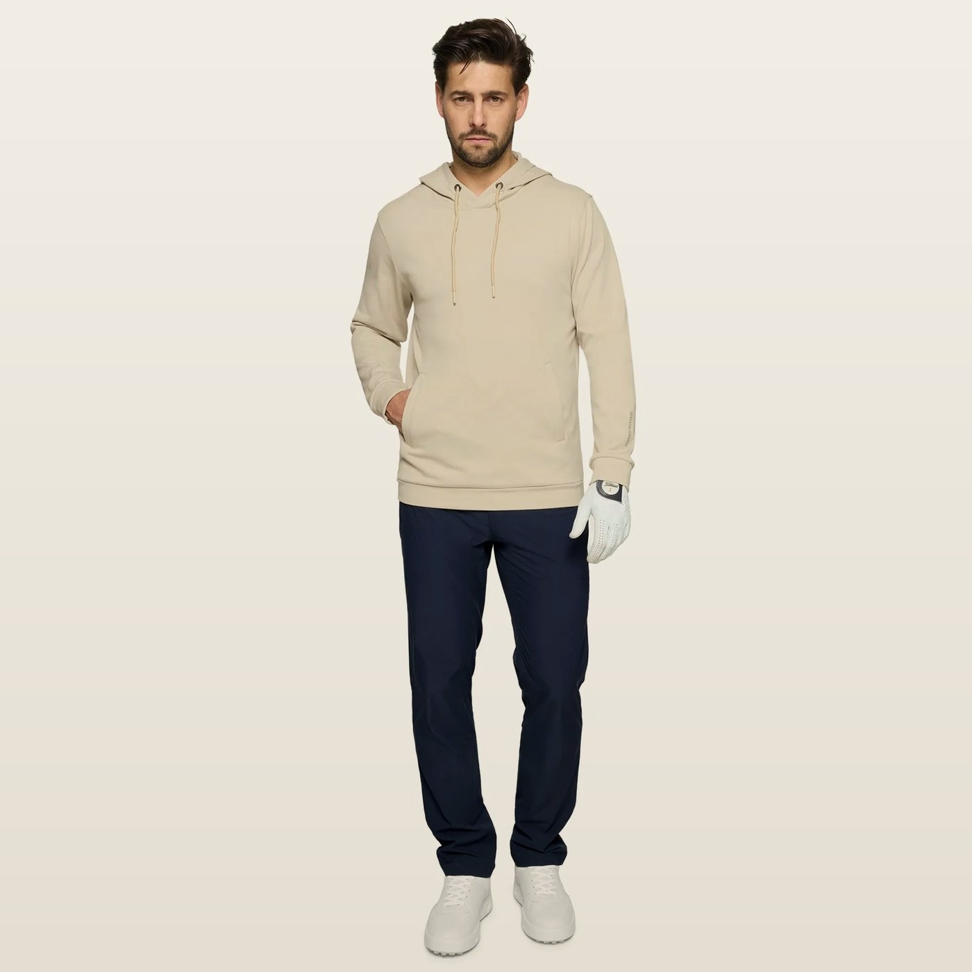 Galvin Green Donnie Sweatshirt, Sand · view 3 of 4