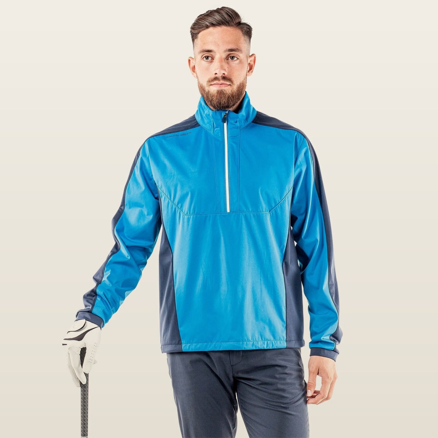 Galvin Green Lawrence Wind Jacket, Blue / Navy / White · view 1 of 4