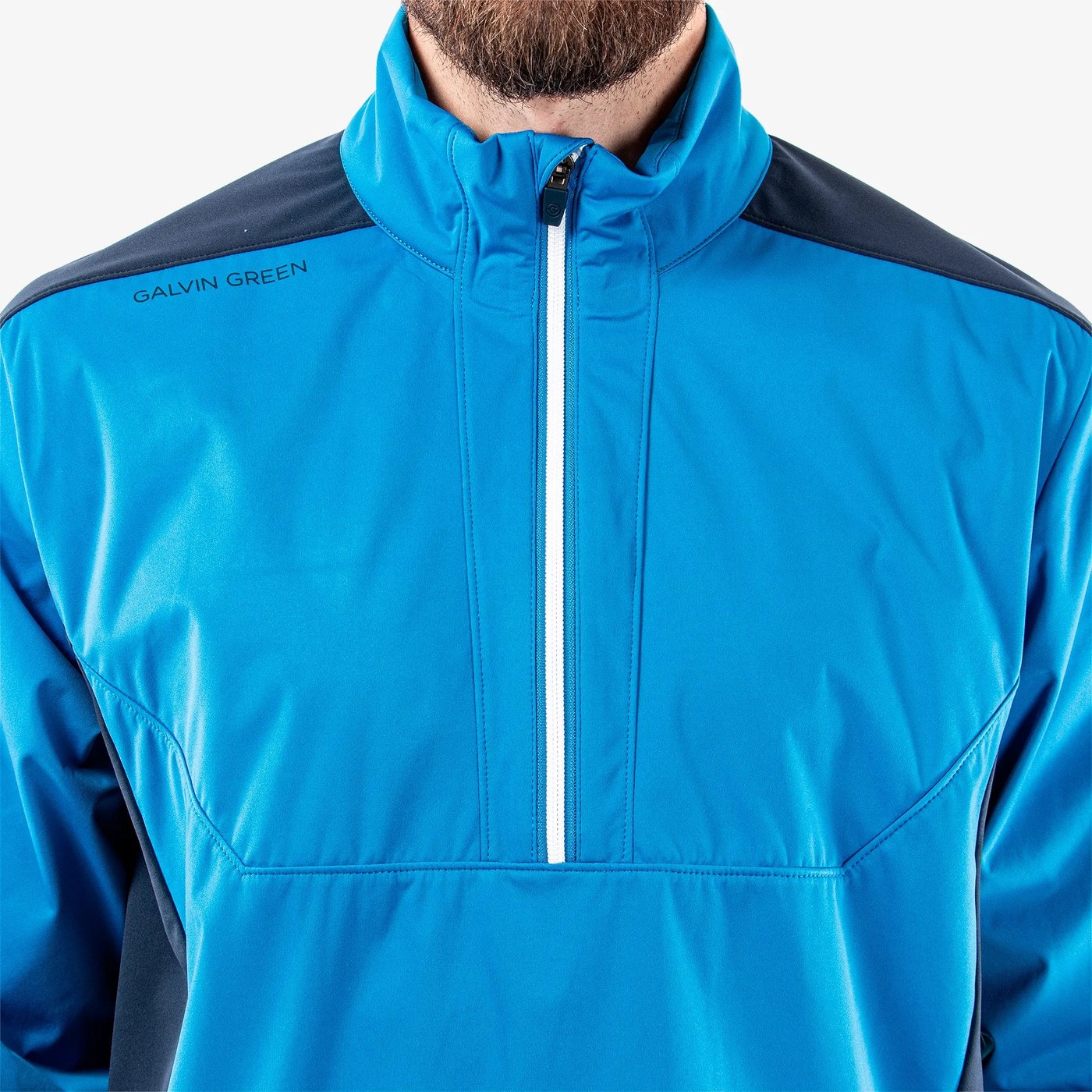 Galvin Green Lawrence Wind Jacket, Blue / Navy / White · view 4 of 4