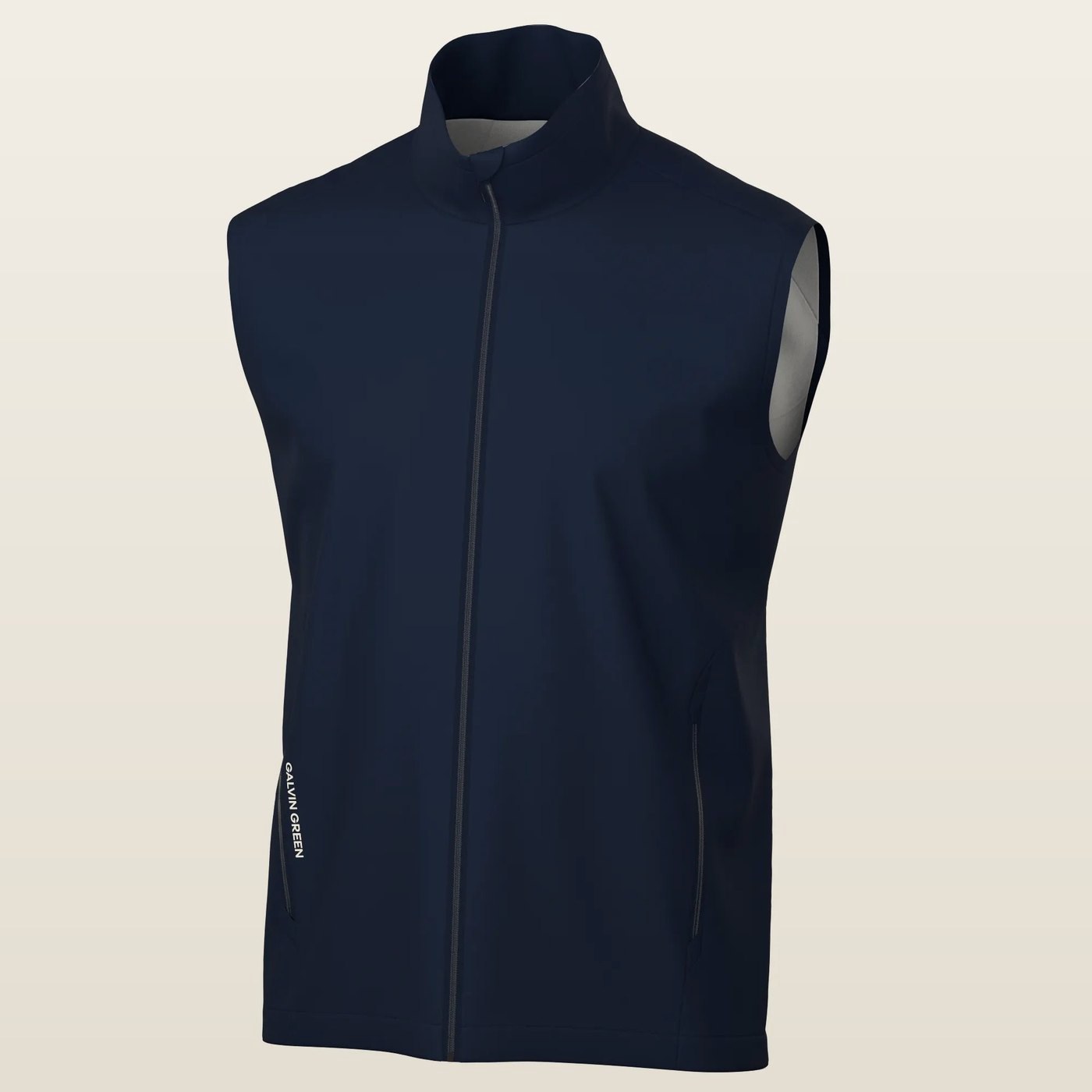 Galvin Green Leo Wind Vest, Navy · view 2 of 4