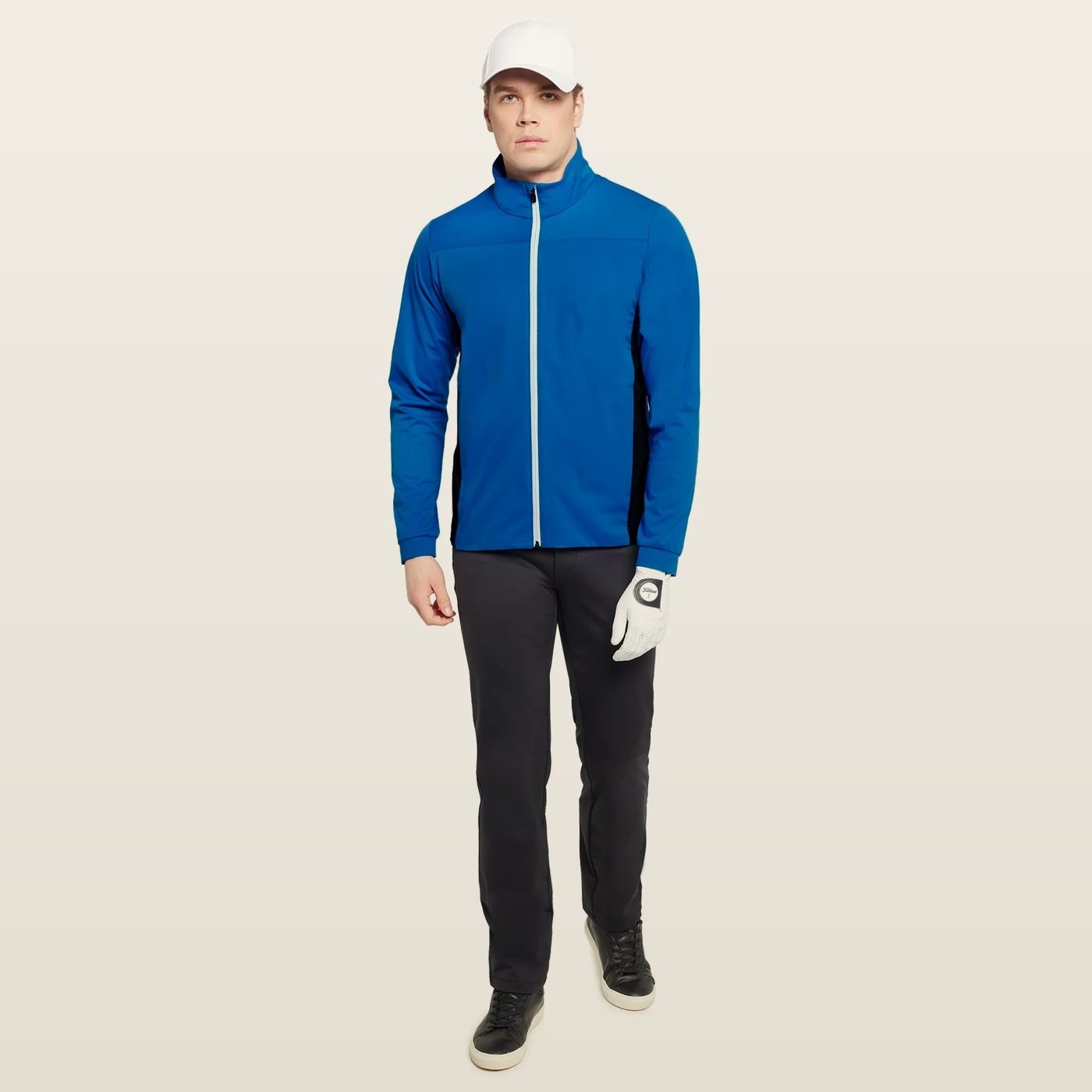 Galvin Green Lloyd Wind Jacket, Royal Blue / Black · view 3 of 4