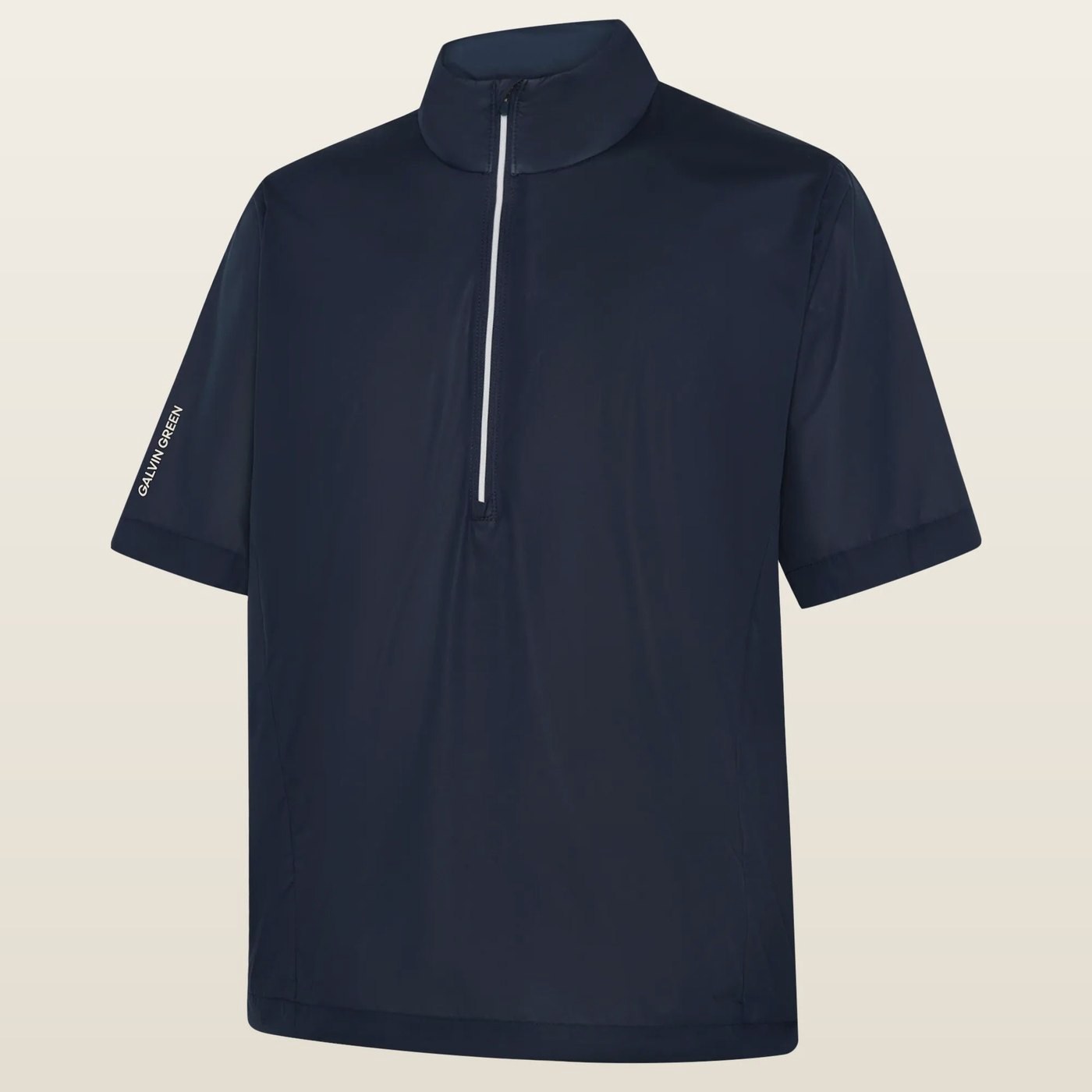 Galvin Green Luis Short-Sleeve Windbreaker, Navy · view 2 of 4