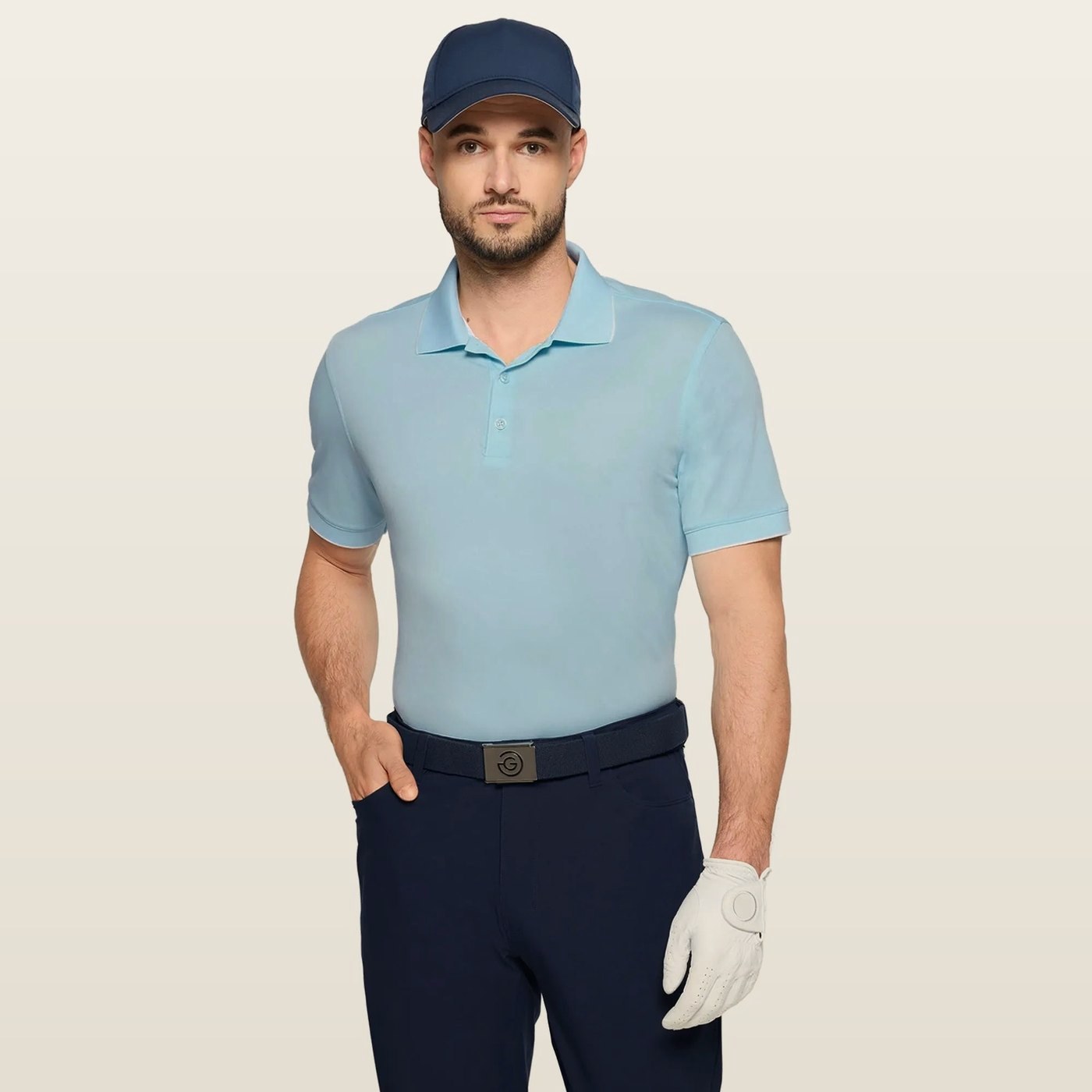 Galvin Green Marty Polo, Crystal Blue · view 1 of 4