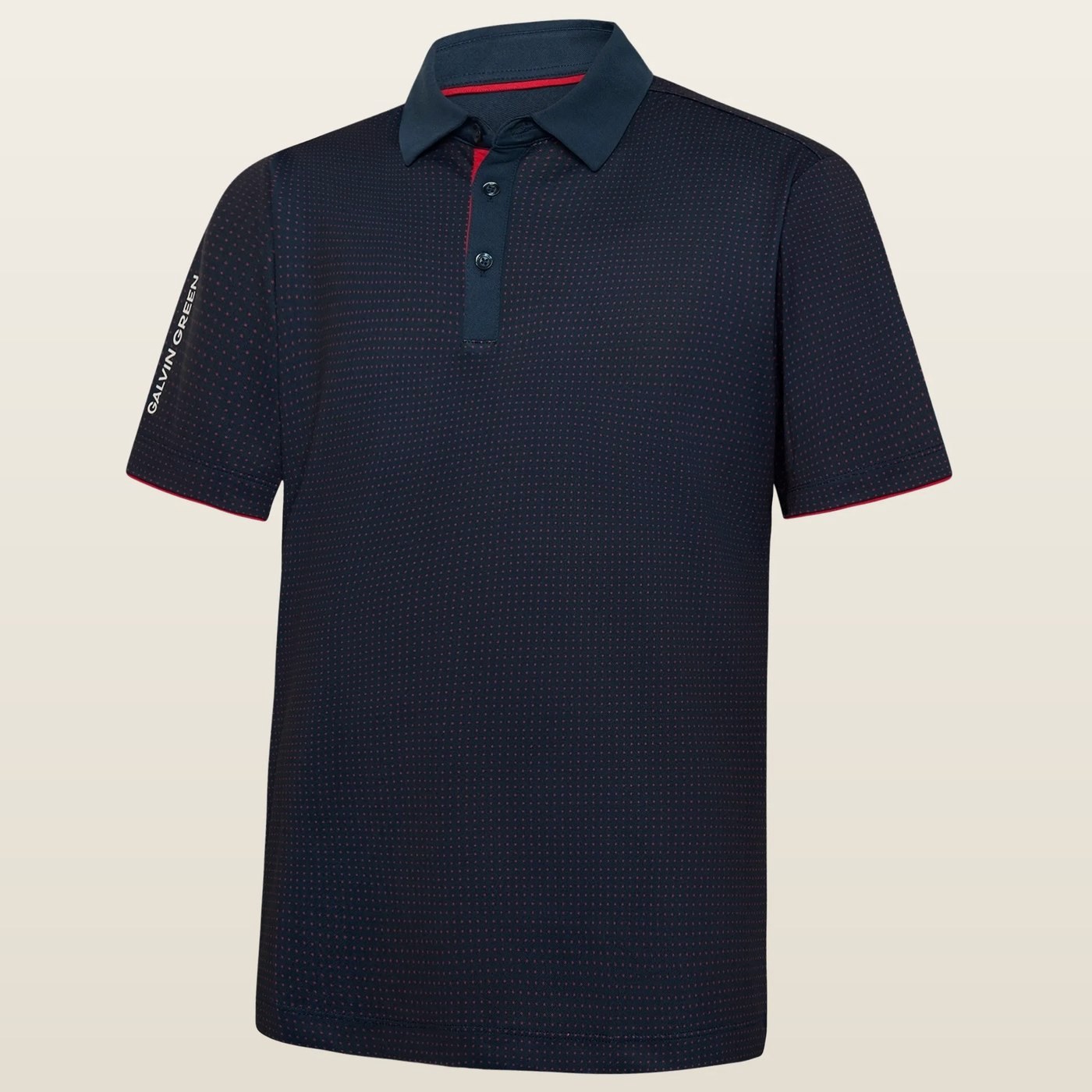 Galvin Green Medley Polo, Navy / Red · view 2 of 4
