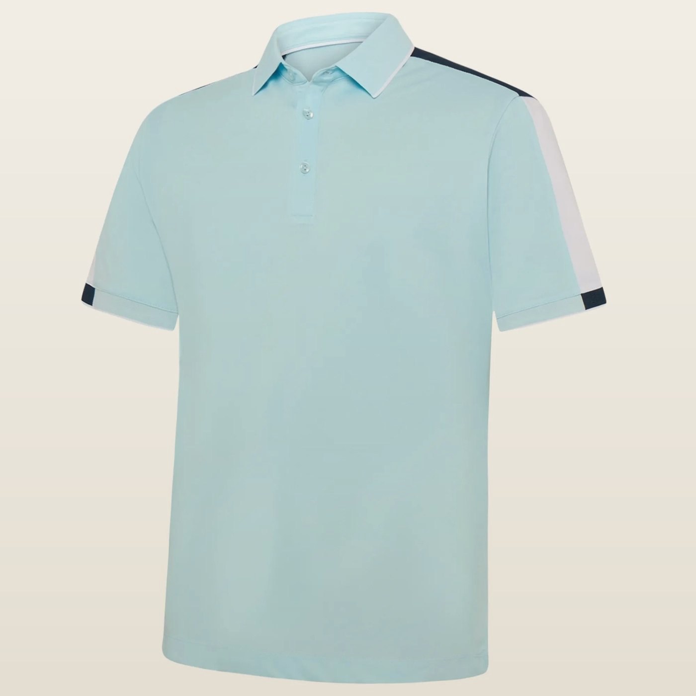Galvin Green Mulligan Polo, Crystal Blue / White / Navy · view 2 of 4